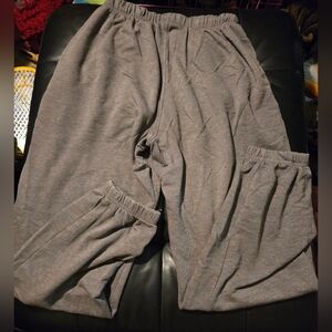 Women's Soft Gray Lounge Pants With Pockets